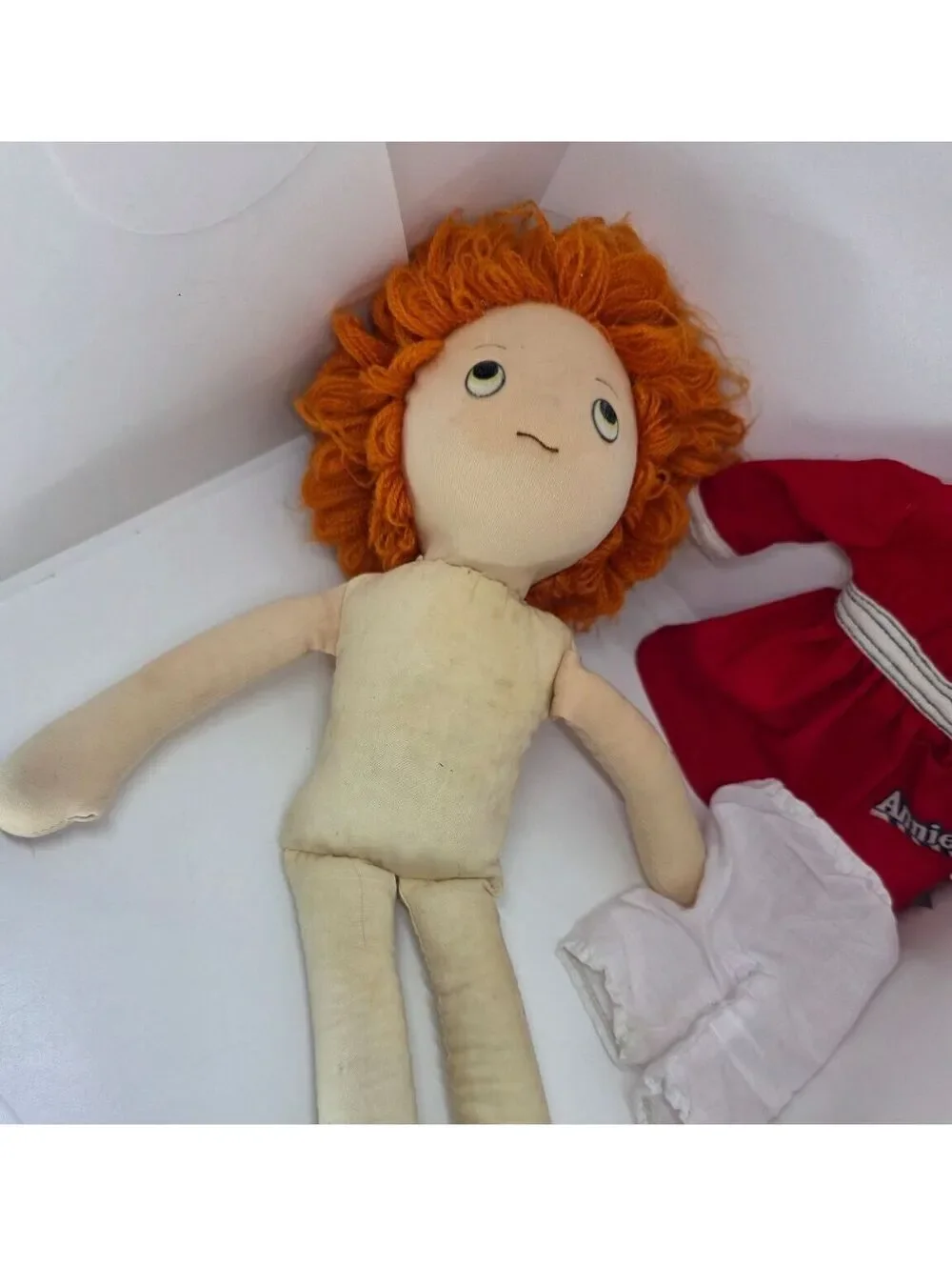 Vintage 1982 Little Orphan Annie Rag Doll 12
